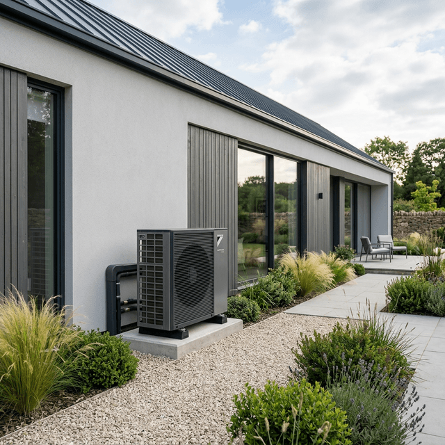 Moderne Wärmepumpe von Bailey Heizung